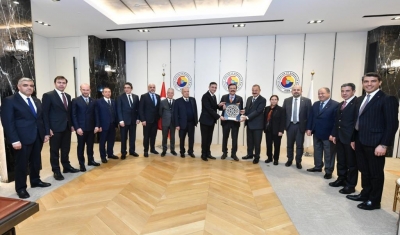 Gaziantep Sanayi Odası’ndan TOBB Başkanı Hisarcıklıoğlu’na ziyaret